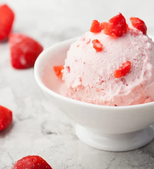 Sorbet de Banana e Morango